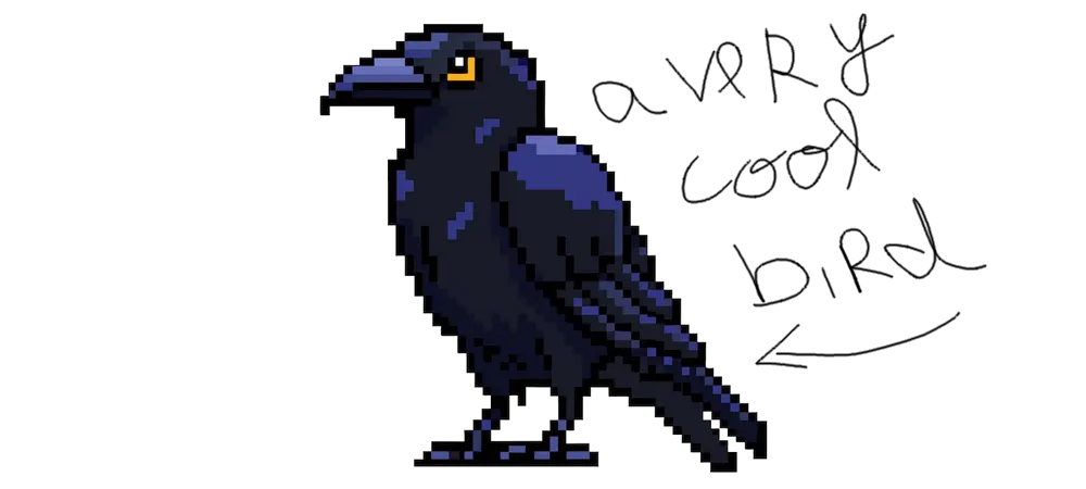 Cool image of a Crow